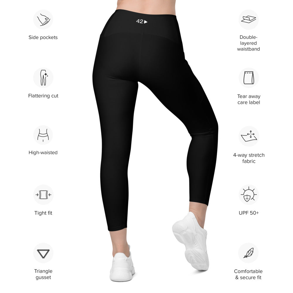 White Center 42nd Production Leggings with Pockets
